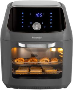 Read more about the article Innoteck Kitchen Pro 16L Digital Air Fryer Oven – With Rotisserie – Multi-Functions Smart Cooker – For Air Frying, Roast, Dehydrate, Bake, Reheat – Non-Slip Feet – Dishwasher Safe Accessories – Grey