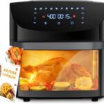 Read more about the article SXYCMY Air Fryer Oven Digital 18L Large Capacity, Visual Window, Smart Finish, Touch Screen Oven with Rotisserie, Dishwasher Safe, Rapid Air Circulation, BPA-Free Accessories, Healthy Oil Free