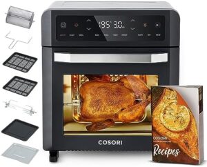 Read more about the article COSORI Air Fryer Oven,12L Large Capacity with 1800W Powerful Dual Heating,11-in-1 Rotisserie Air Fryer,Convection Fan for Fast Cooking,30-Recipe Cookbook,Complete Accessory Set,220 ℃