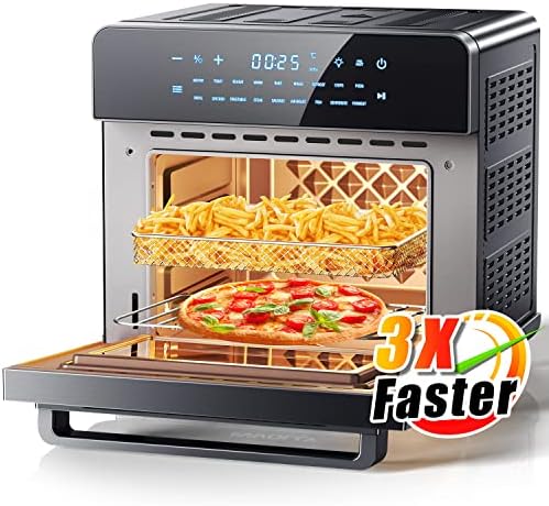 You are currently viewing Involly 18 in 1 Air Fryer Oven, 15L Countertop Convection Mini Oven, Digital Table-top Air Fryers Toaster Oven, Compact Electric Pizza Oven, Roast, Bake, Grill and Dehydrate, Stainless Steel, 1600W