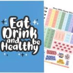 Read more about the article Calorie Counting Food Diet Diary Log Planner A5 Wired Bound Journal Weight Loss Wellness Fruit Health 7 Week Duration Blue With Stickers[48] 2024